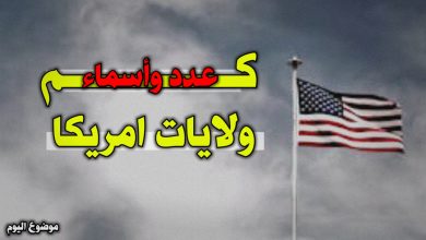 كم عدد ولايات امريكا واسمائها؟