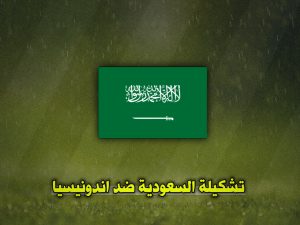 تشكيلة السعودية ضد اندونيسيا اليوم في تصفيات كأس العالم 2026