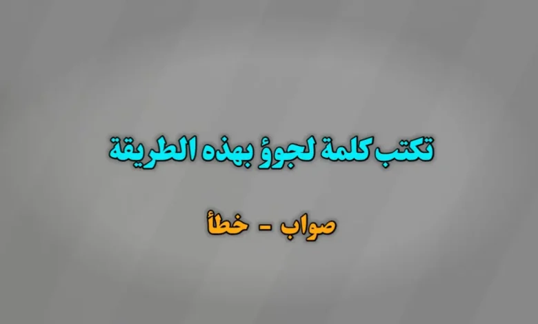 تكتب كلمة لجوؤ بهذه الطريقة . صواب خطأ